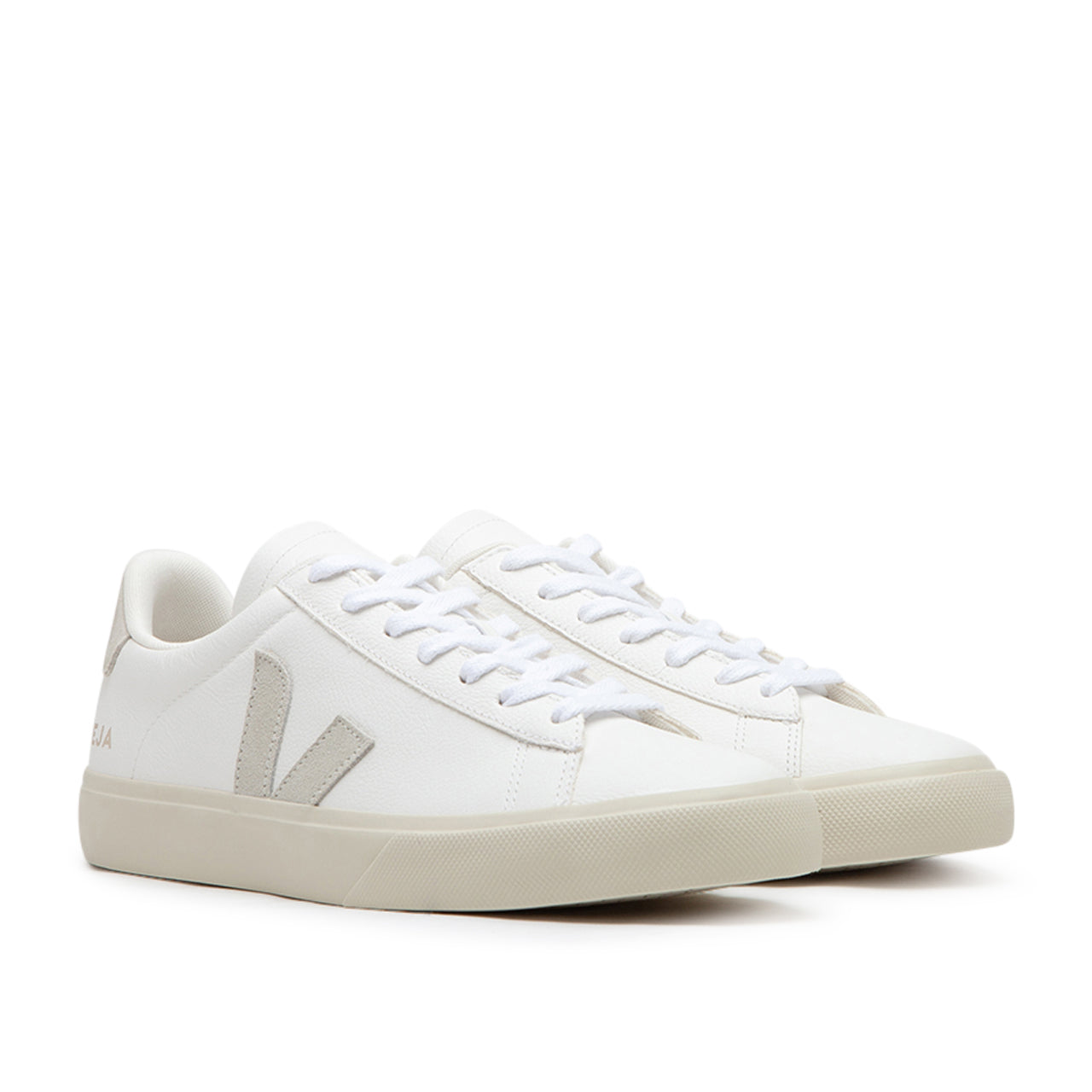 Veja Campo Chromefree Leather (White / Beige) CP0502429B