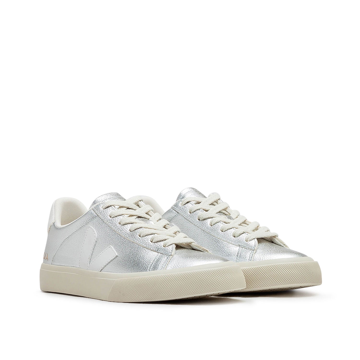 Veja WMNS Campo Chromefree Leather (Silber) - Allike Store