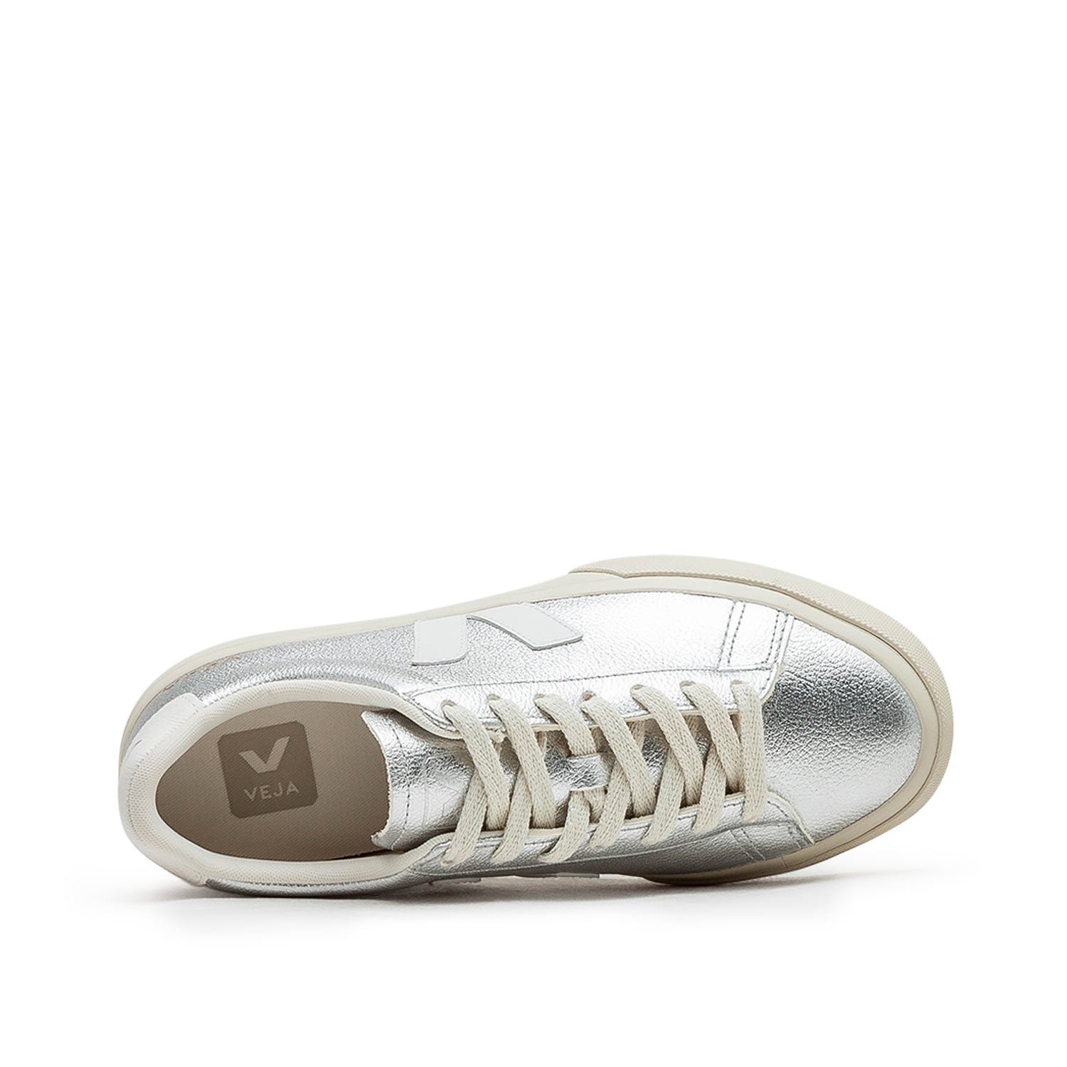 Veja WMNS Campo Chromefree Leather (Silber) - Allike Store