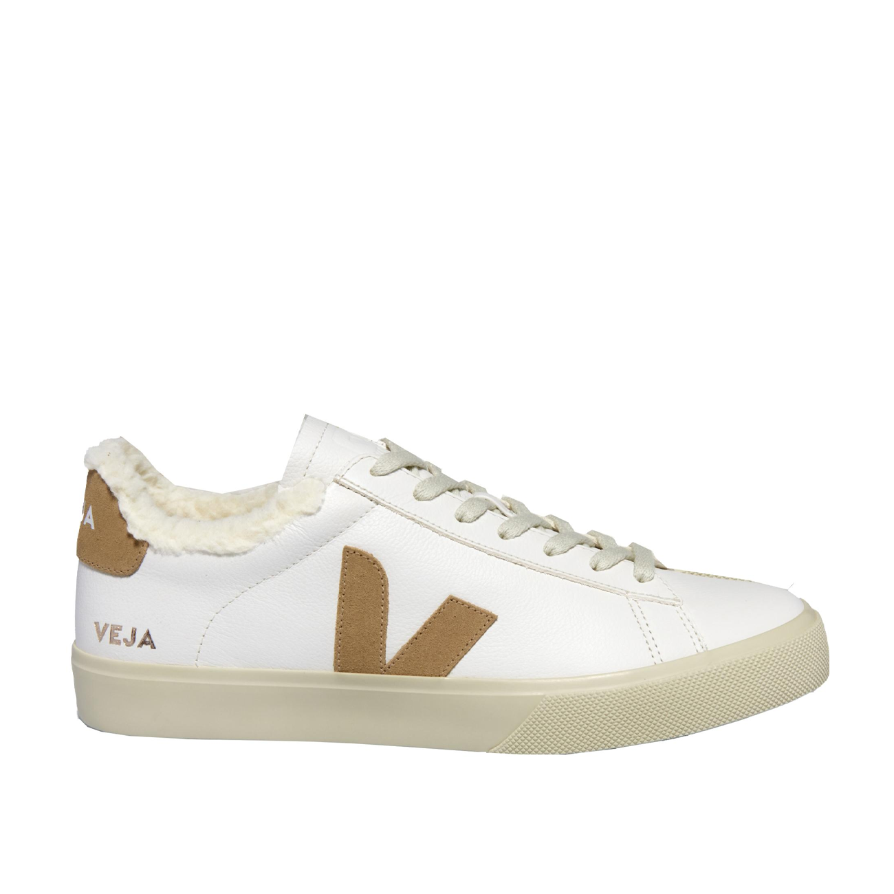 Veja Campo Winter Chromefree Leather (Weiss / Braun)  - Cheap Sneakersbe Jordan Outlet