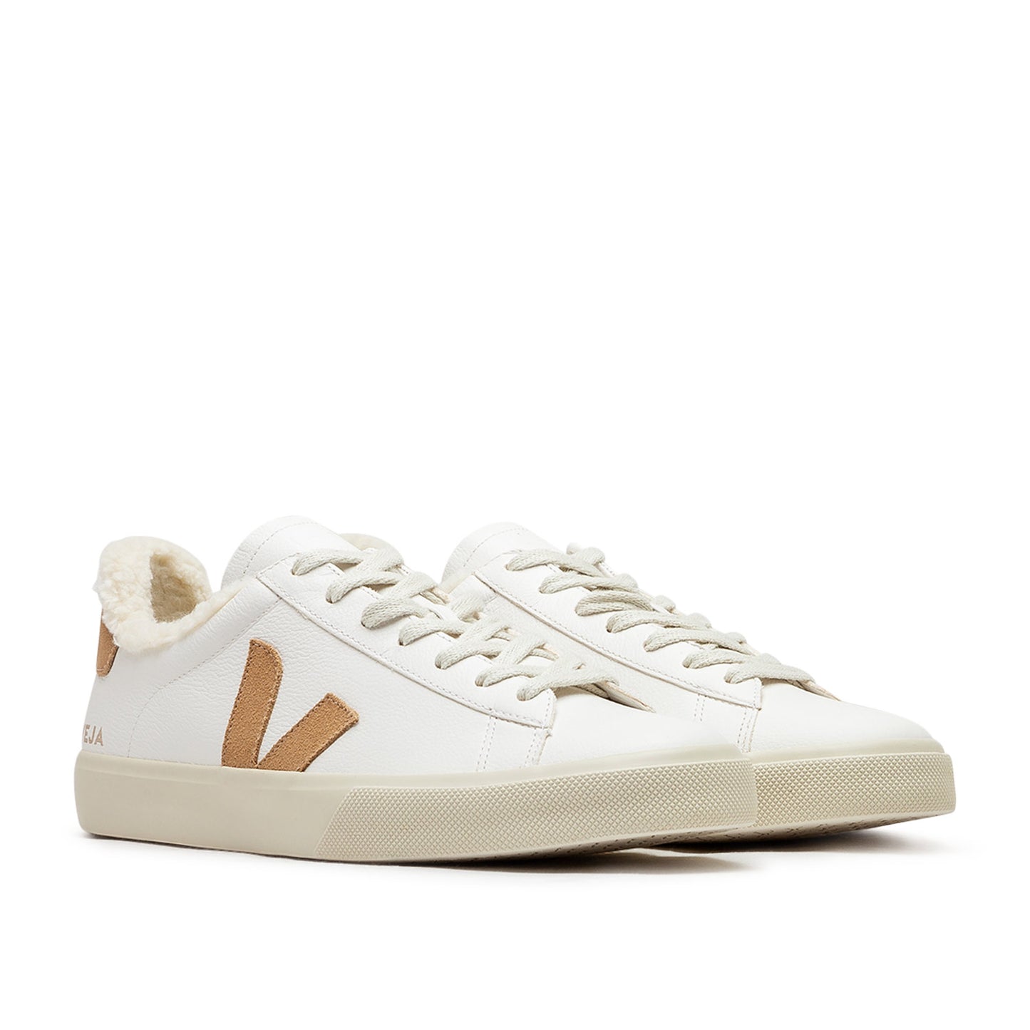 Veja Campo Winter Chromefree Leather (Weiss / Braun)  - Allike Store