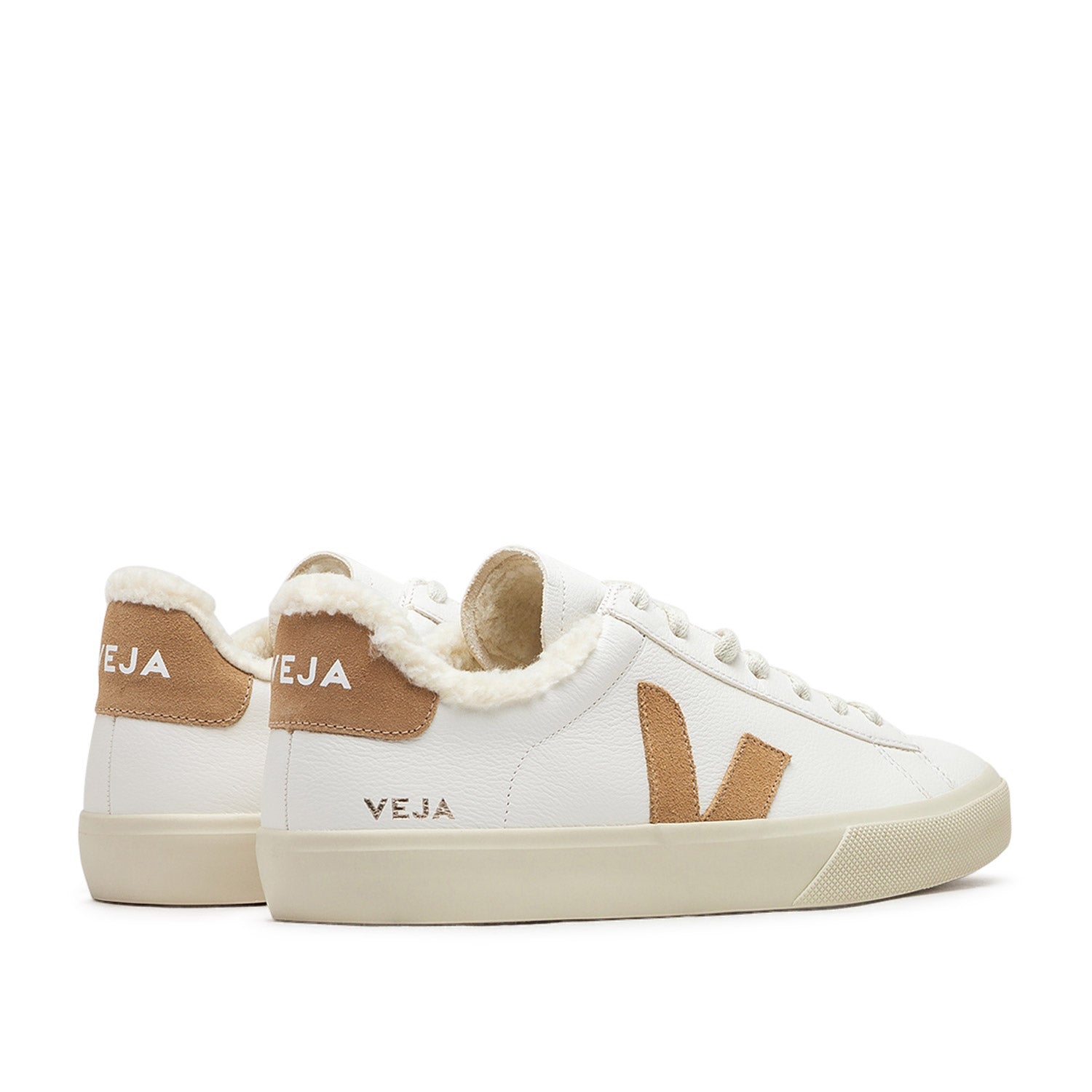 Veja Campo Winter Chromefree Leather (Weiss / Braun)  - Allike Store