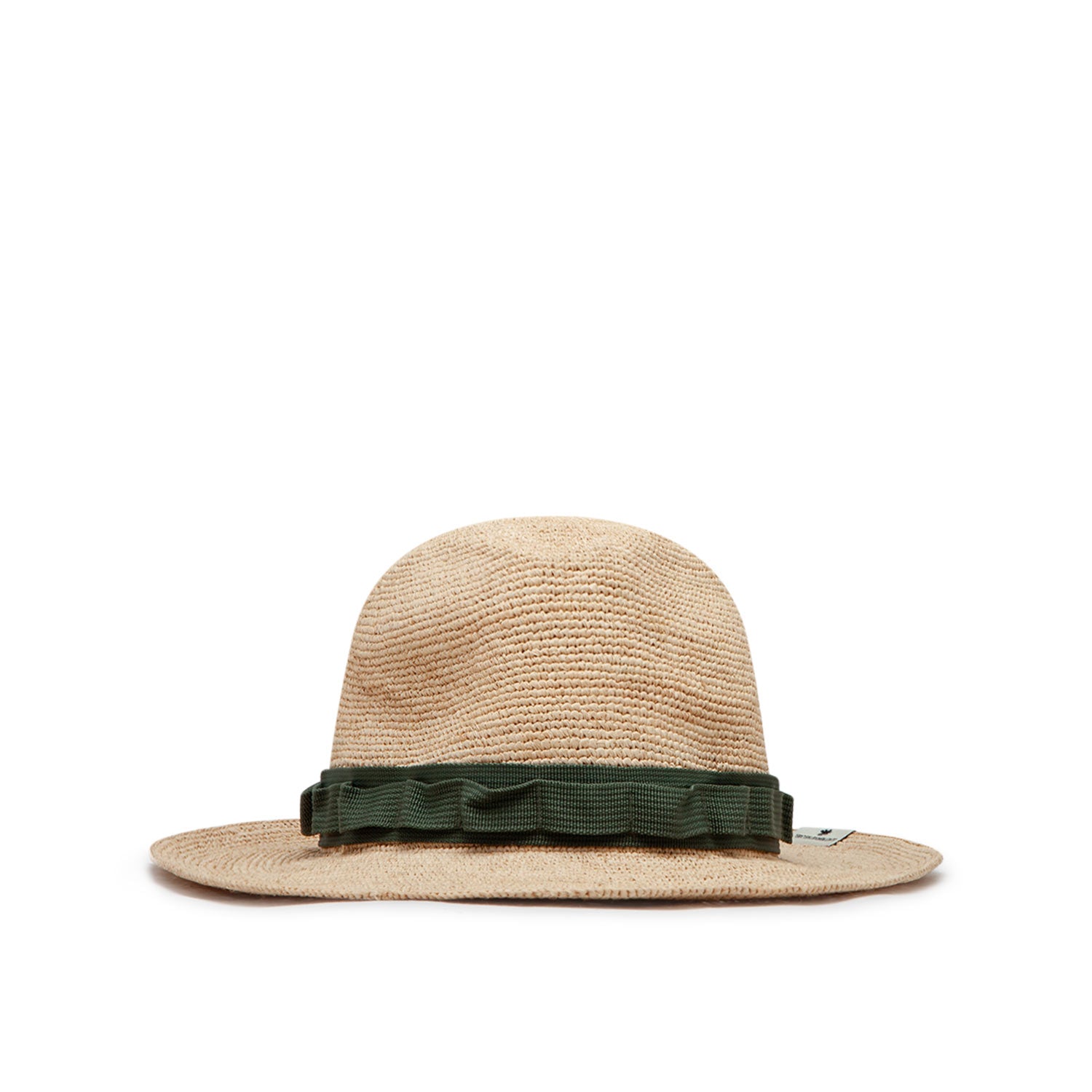 Club Stubborn Military Straw Hat (Beige)  - Allike Store