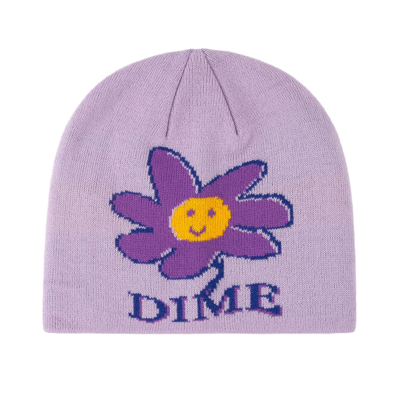 Dime Cute Flower Skull Cap Beanie (Flieder)  - Allike Store