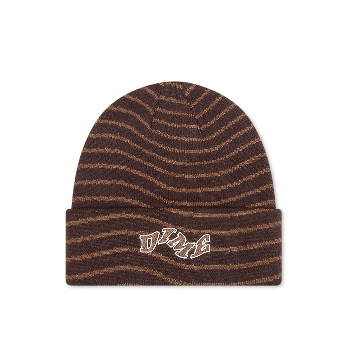 Dime College Wave Cuff Beanie (Braun)  - Allike Store