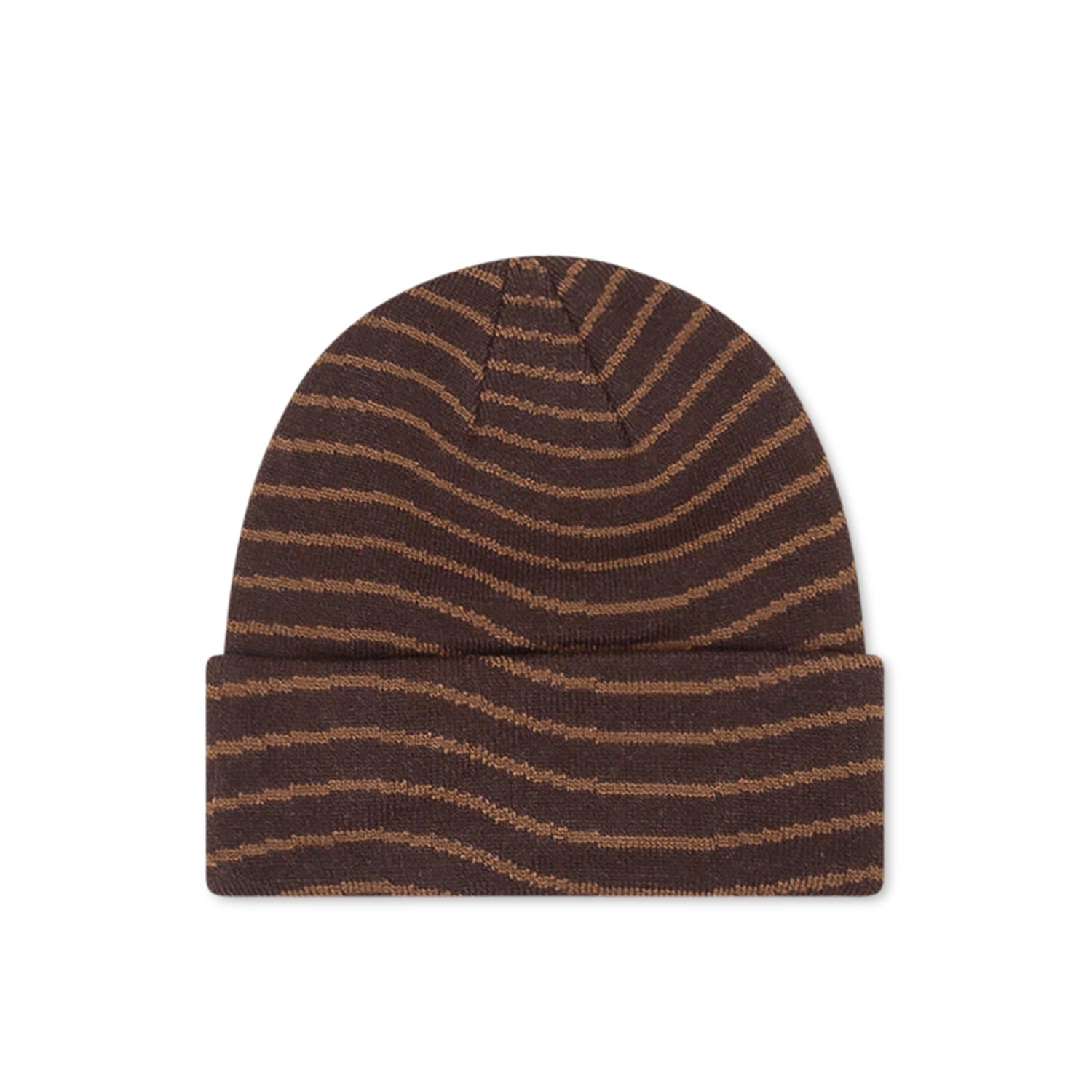 Dime College Wave Cuff Beanie (Braun)  - Allike Store