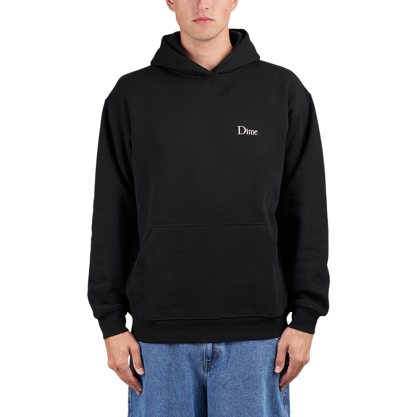 Dime Classic Small Logo Hoodie (Schwarz)  - Allike Store