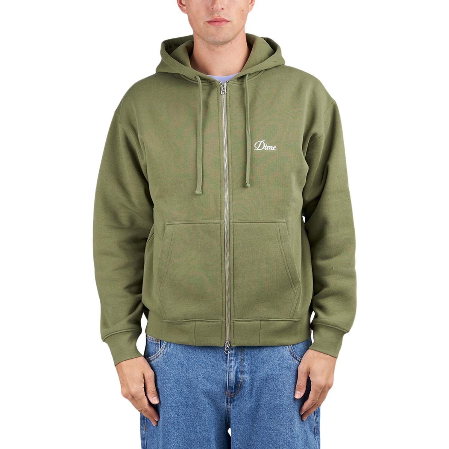 Dime shops olive hoodie