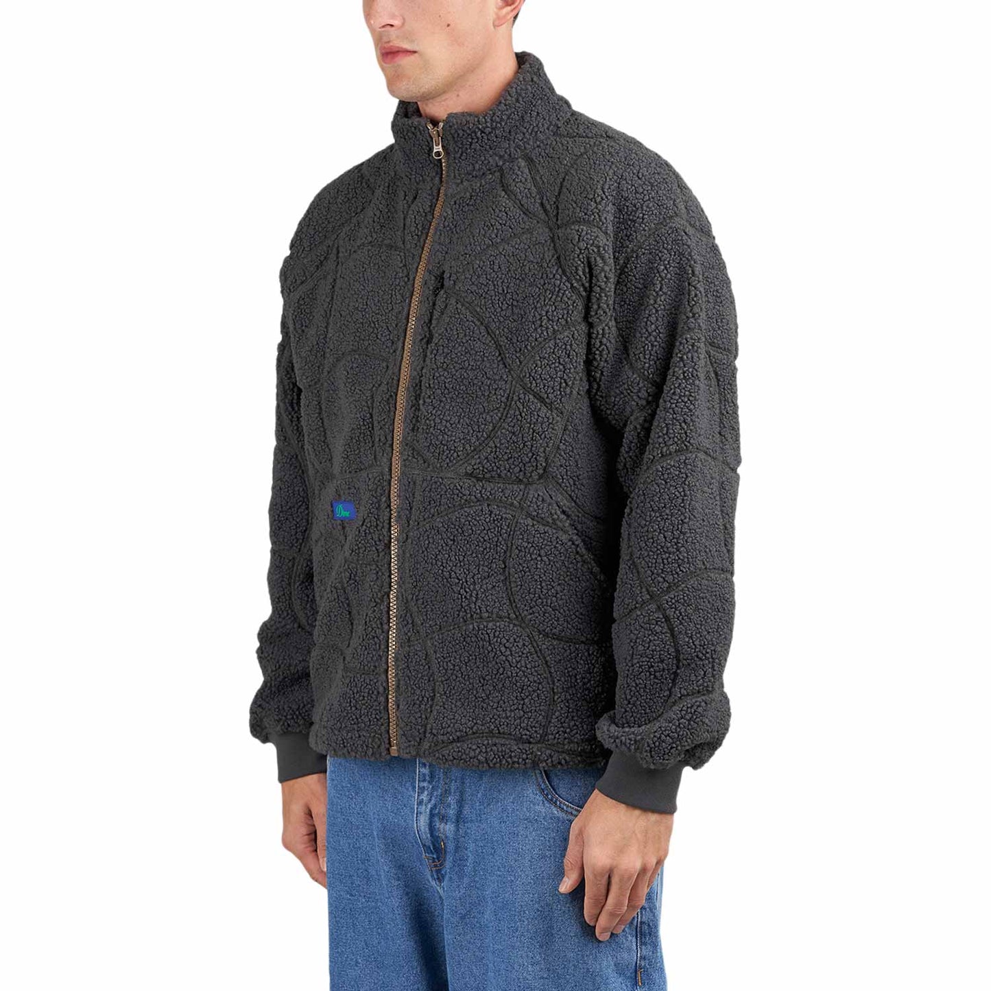 Dime Coverstich Sherpa Fleece (Grau)  - Allike Store