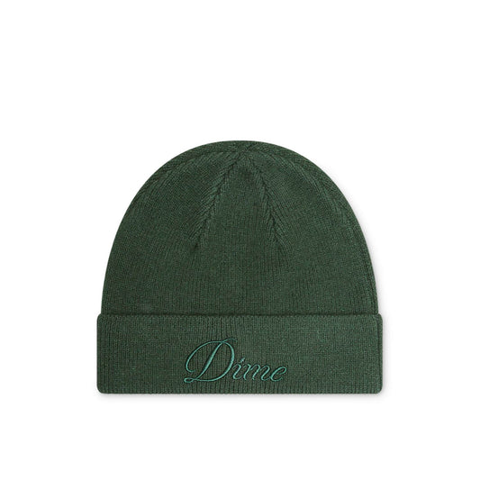 Dime Cursive Wool Fold Beanie (Grün)