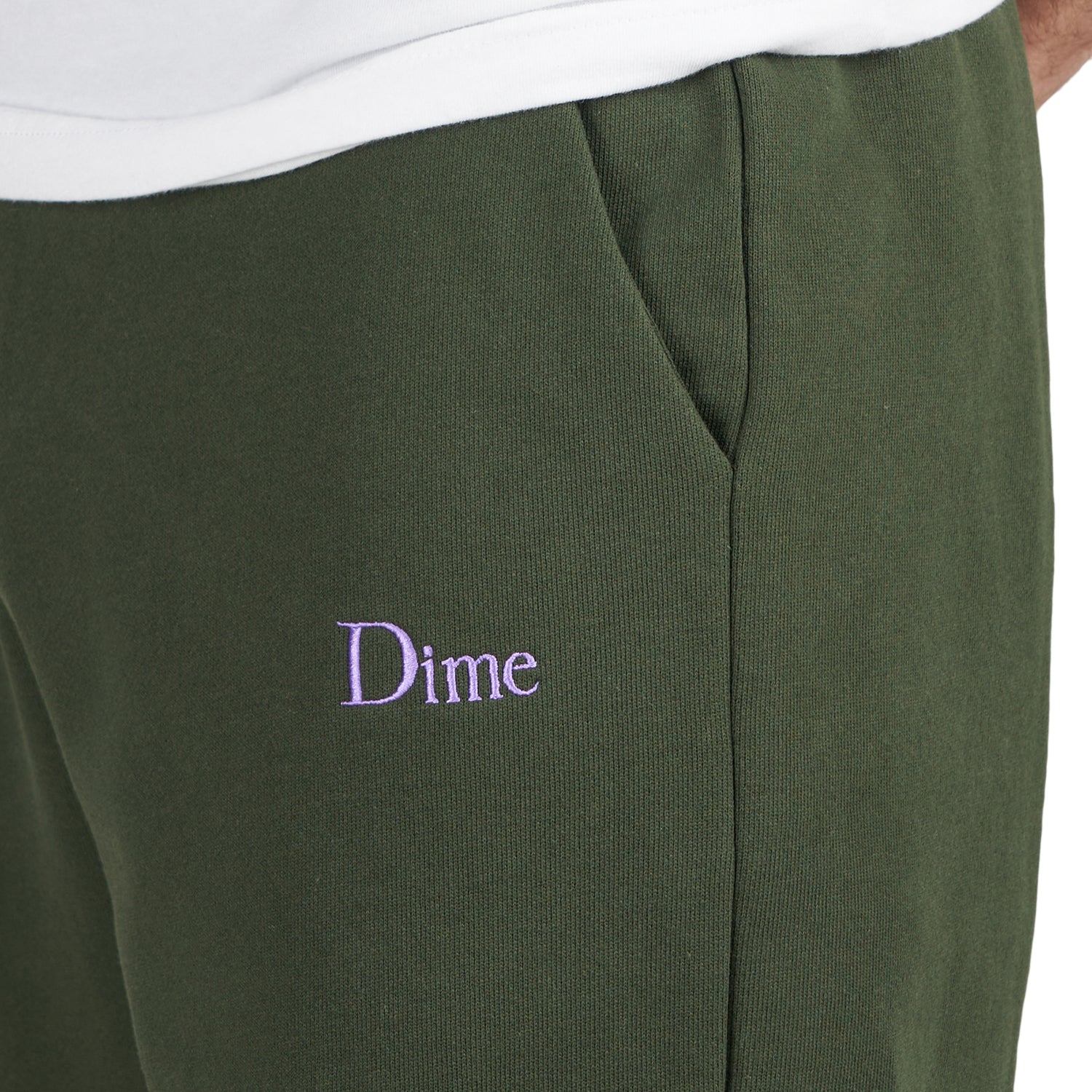 Dime Classic Small Logo Sweatpants (Grün)  - Allike Store