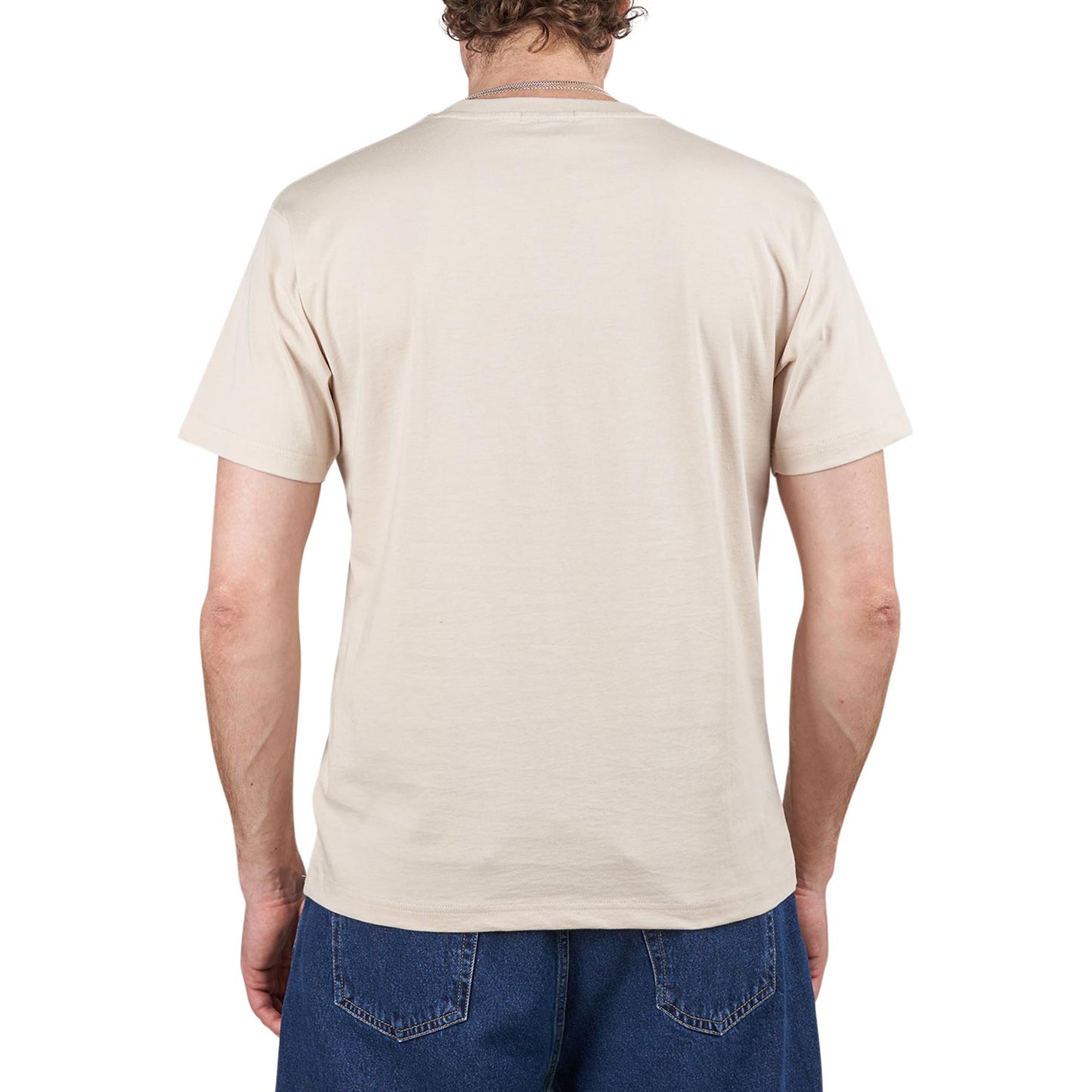 Dime Classic Small Logo T-Shirt (Beige)  - Allike Store