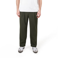 Dime Pleated Twill Pants (Green)