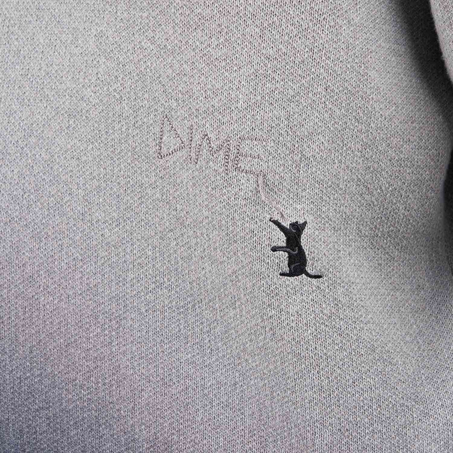 Dime Cat Knit (Grau) - Allike Store