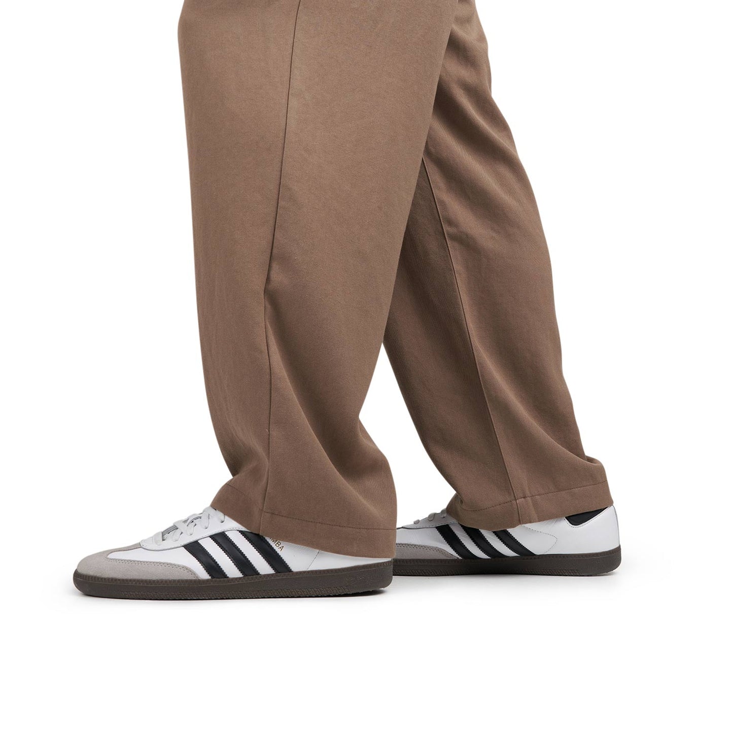 Dime Pleated Twill Pants (Braun) - Allike Store