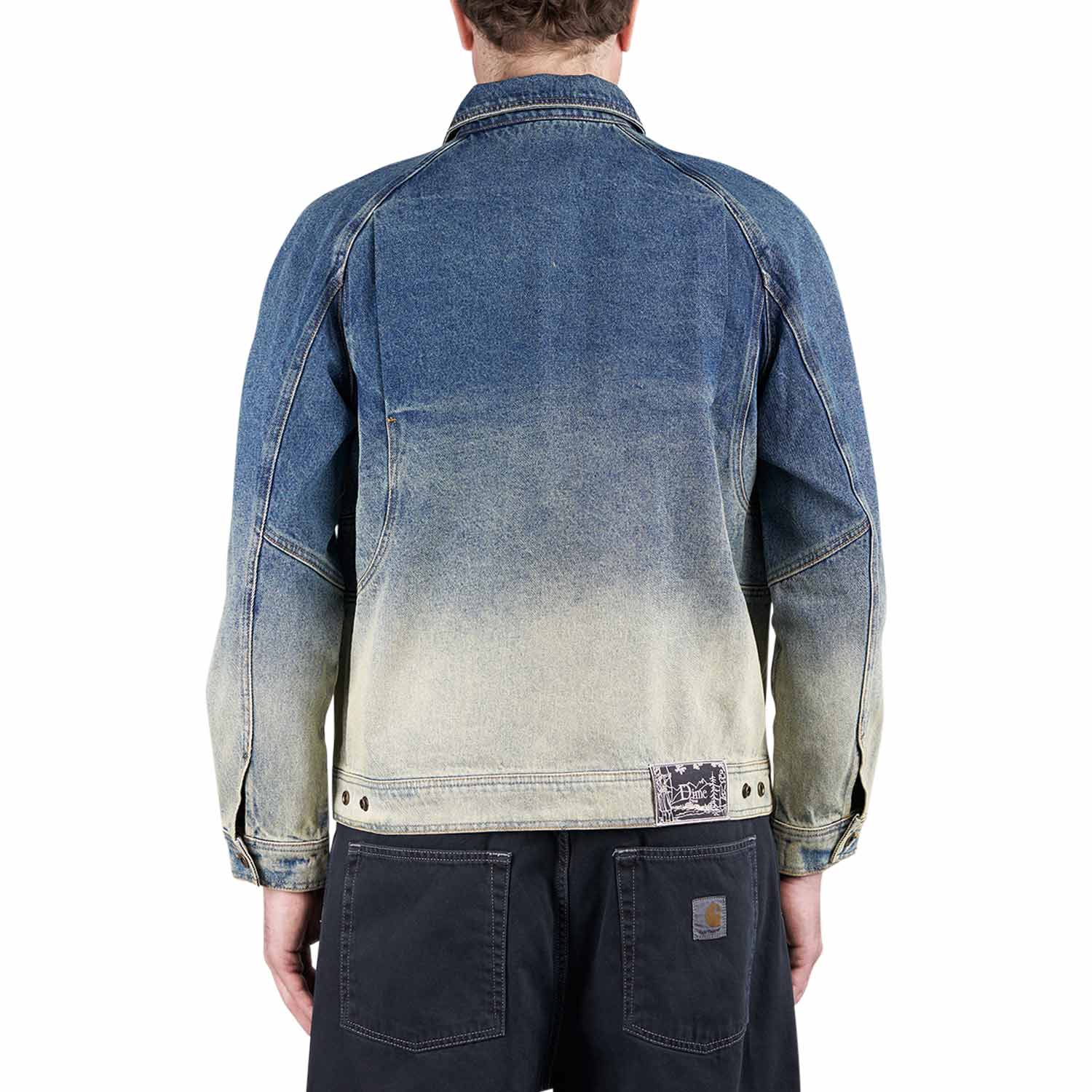 Dime Denim Jacket (Blau / Weiss) - Allike Store