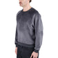 Dime Cursive Velvet Crewneck (Grau) - Allike Store