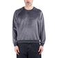 Dime Cursive Velvet Crewneck (Grau) - Allike Store