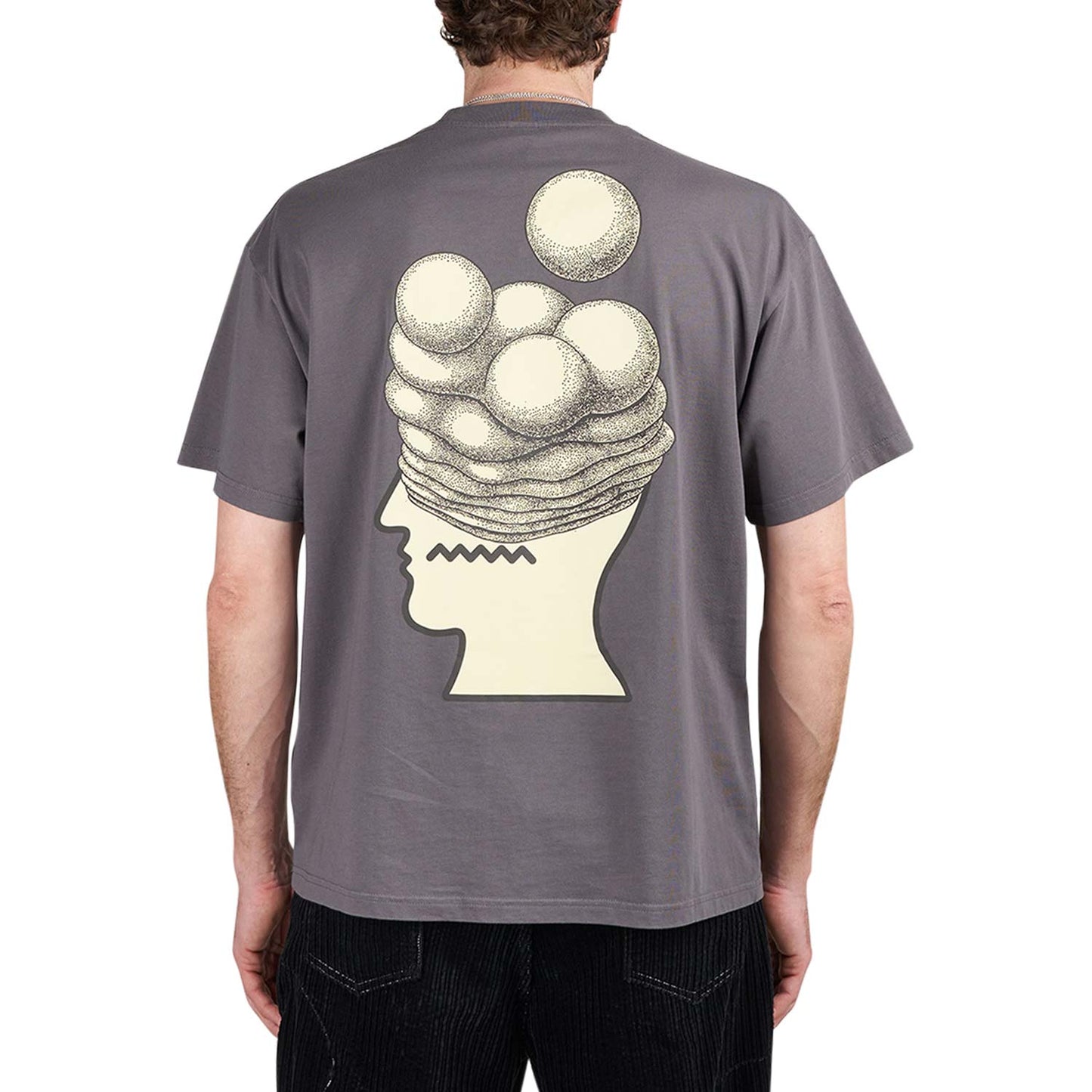 Brain Dead Brain Growth T-Shirt (Grau / Gelb)  - Cheap Juzsports Jordan Outlet