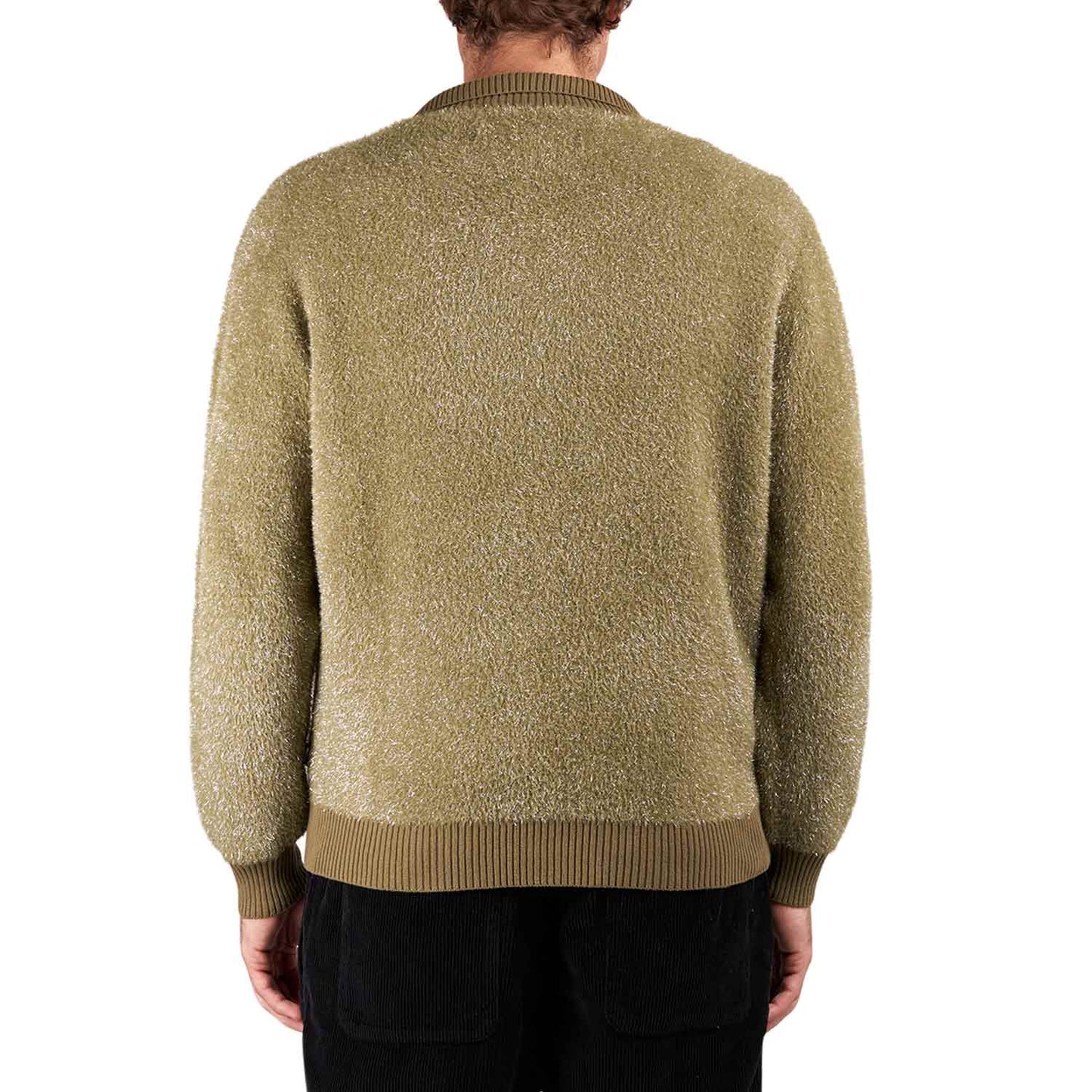 Fucking Awesome Big Night Out Cardigan (Olive)  - Allike Store