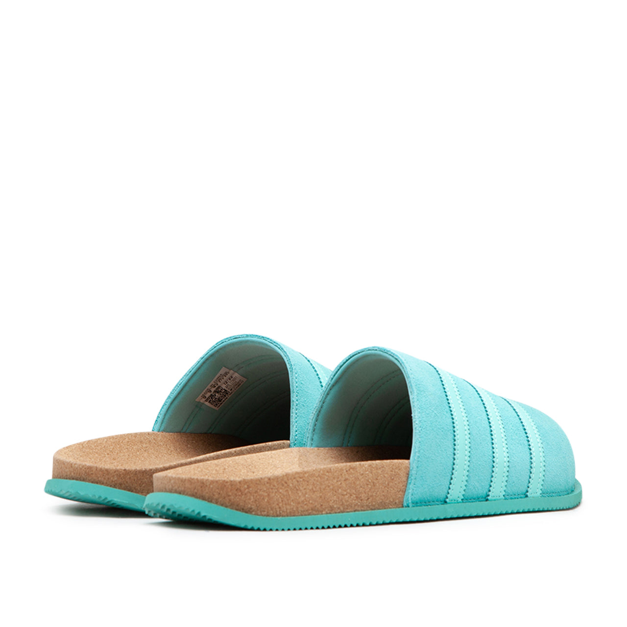 Adidas slides online turquoise