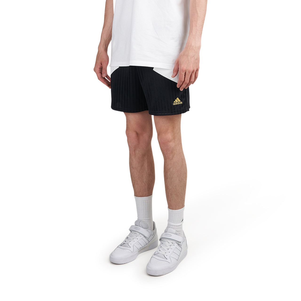 adidas Juventus Icon Shorts (Schwarz / Weiß / Gold)  - Allike Store