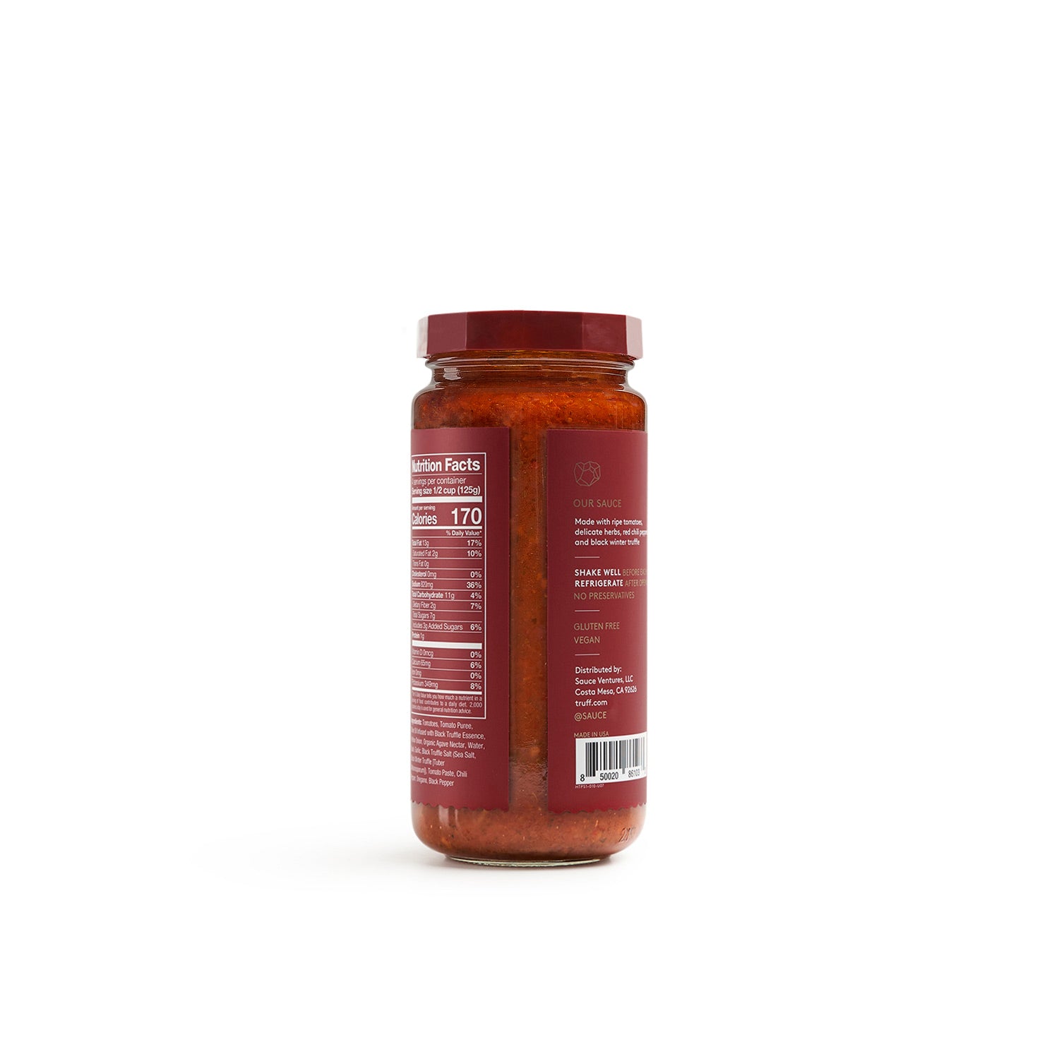 Truff Pasta Sauce - Black Truffle Arrabbiata  - Allike Store