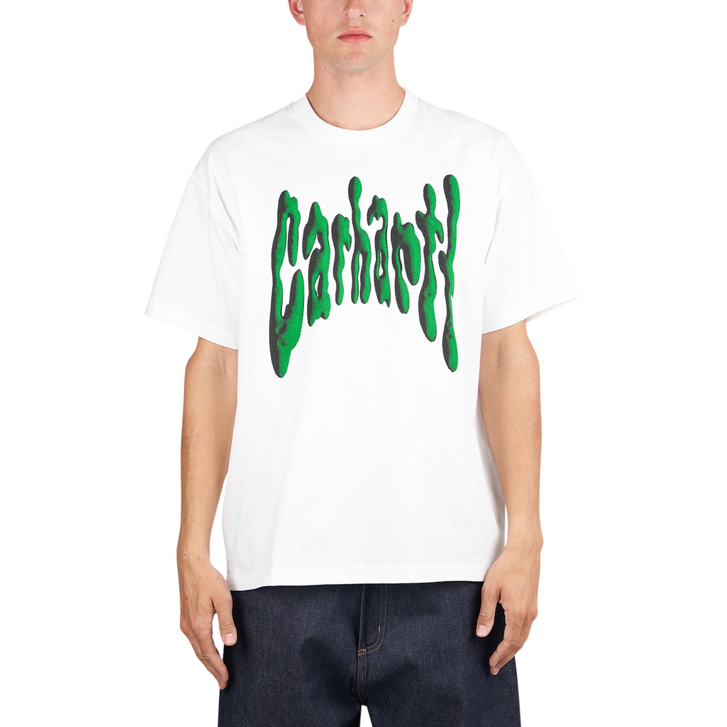 Carhartt WIP S/S Goo T-Shirt (Weiß / Grün)  - Allike Store