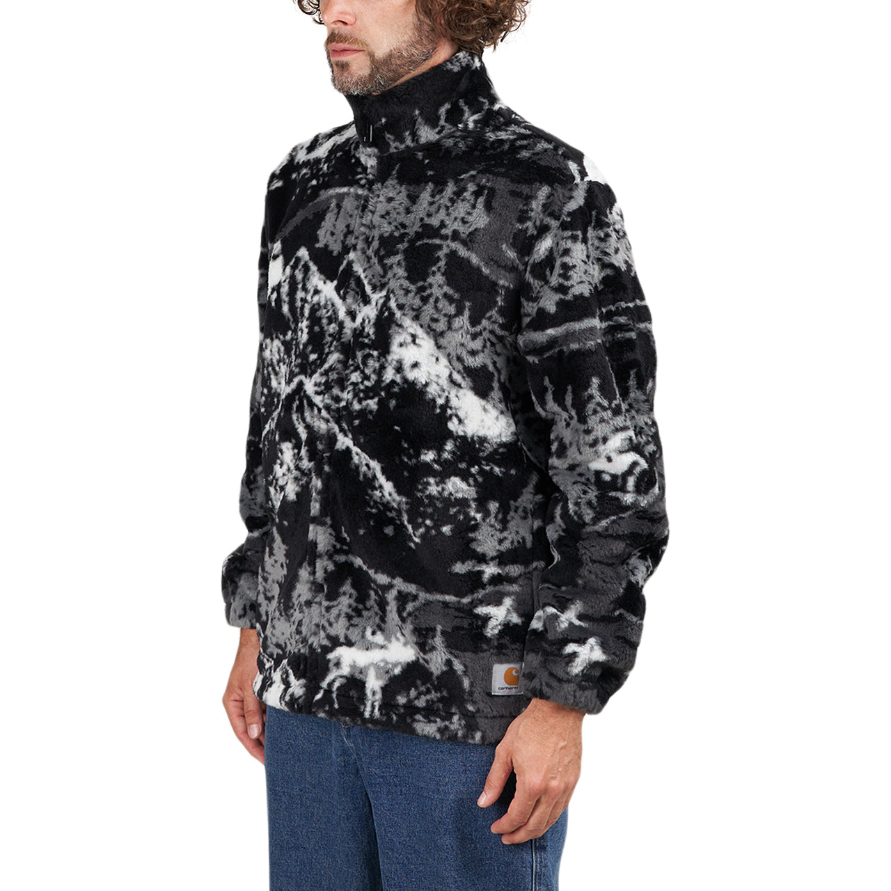 Carhartt WIP High Plains Liner (Schwarz / Weiß)  - Allike Store