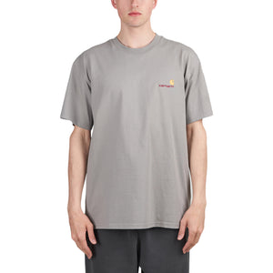 Carhartt WIP S/S American Script T-Shirt (Grau)  - Allike Store