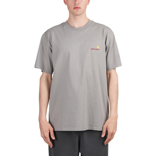 Carhartt WIP S/S American Script T-Shirt (Grau)  - Cheap Juzsports Jordan Outlet