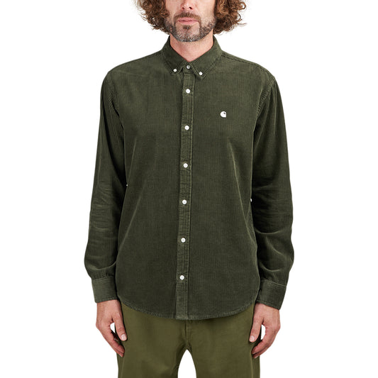 Carhartt WIP Longsleeve Madison Cord Shirt (Grün)  - Allike Store