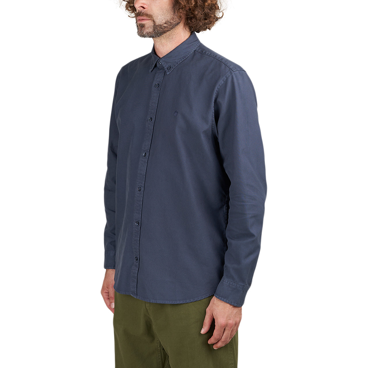 Carhartt WIP Longsleeve Bolton Shirt (Blau)  - Allike Store
