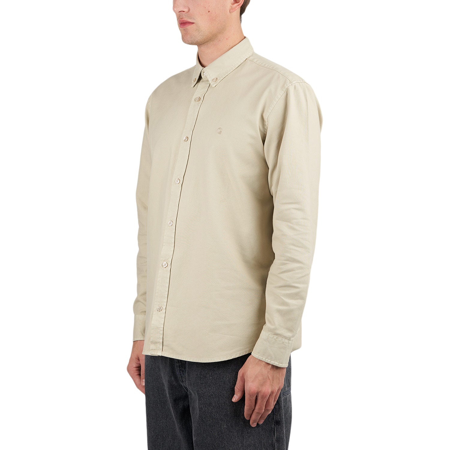 Carhartt WIP L/S Bolton Shirt (Beige) - Allike Store