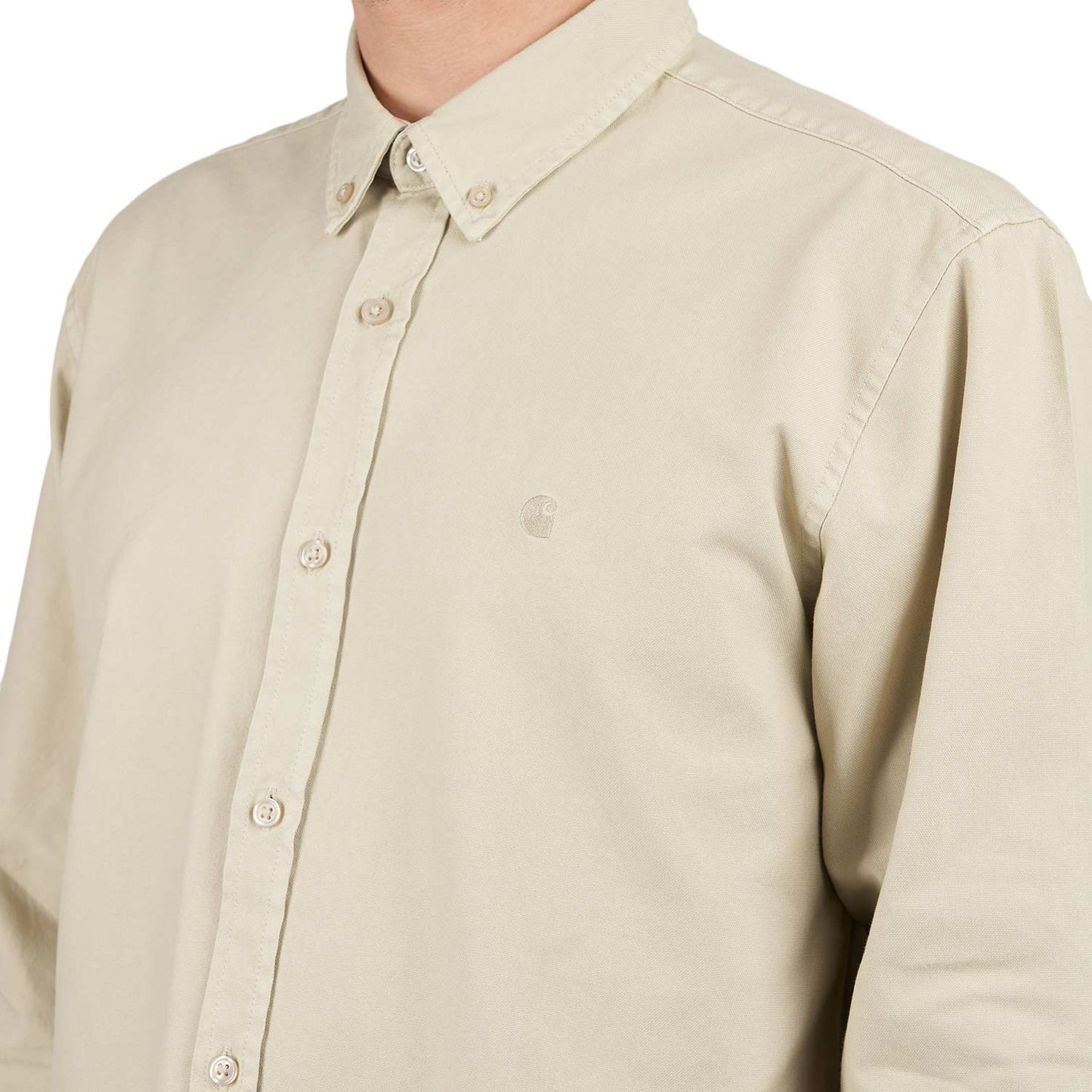 Carhartt WIP L/S Bolton Shirt (Beige) - Allike Store