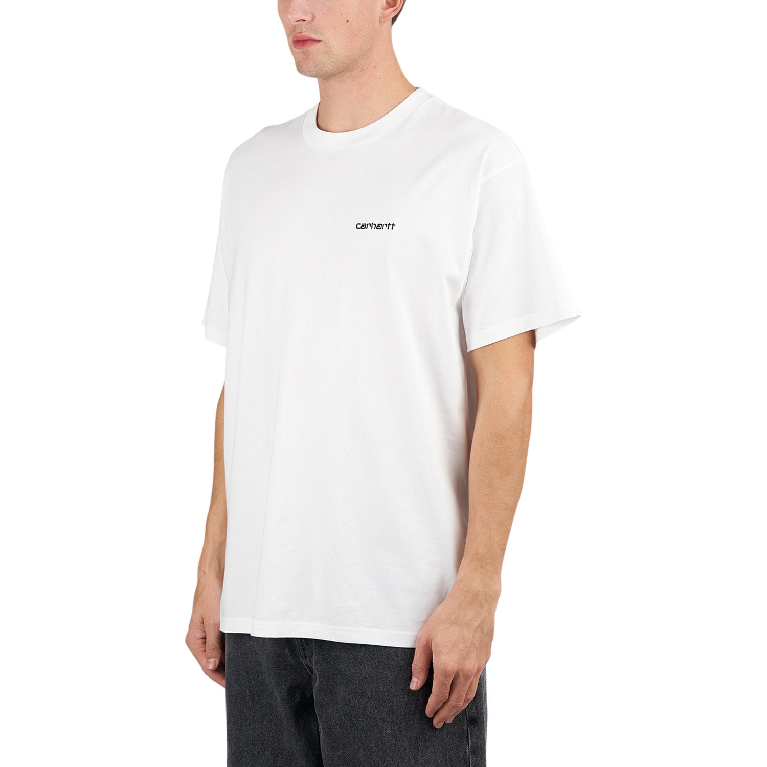 Carhartt WIP S/S Script Embroidery T-Shirt (Schwarz) - Allike Store