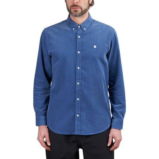 Carhartt WIP L/S Madison Fine Cord Shirt (Hellblau)  - Cheap Juzsports Jordan Outlet