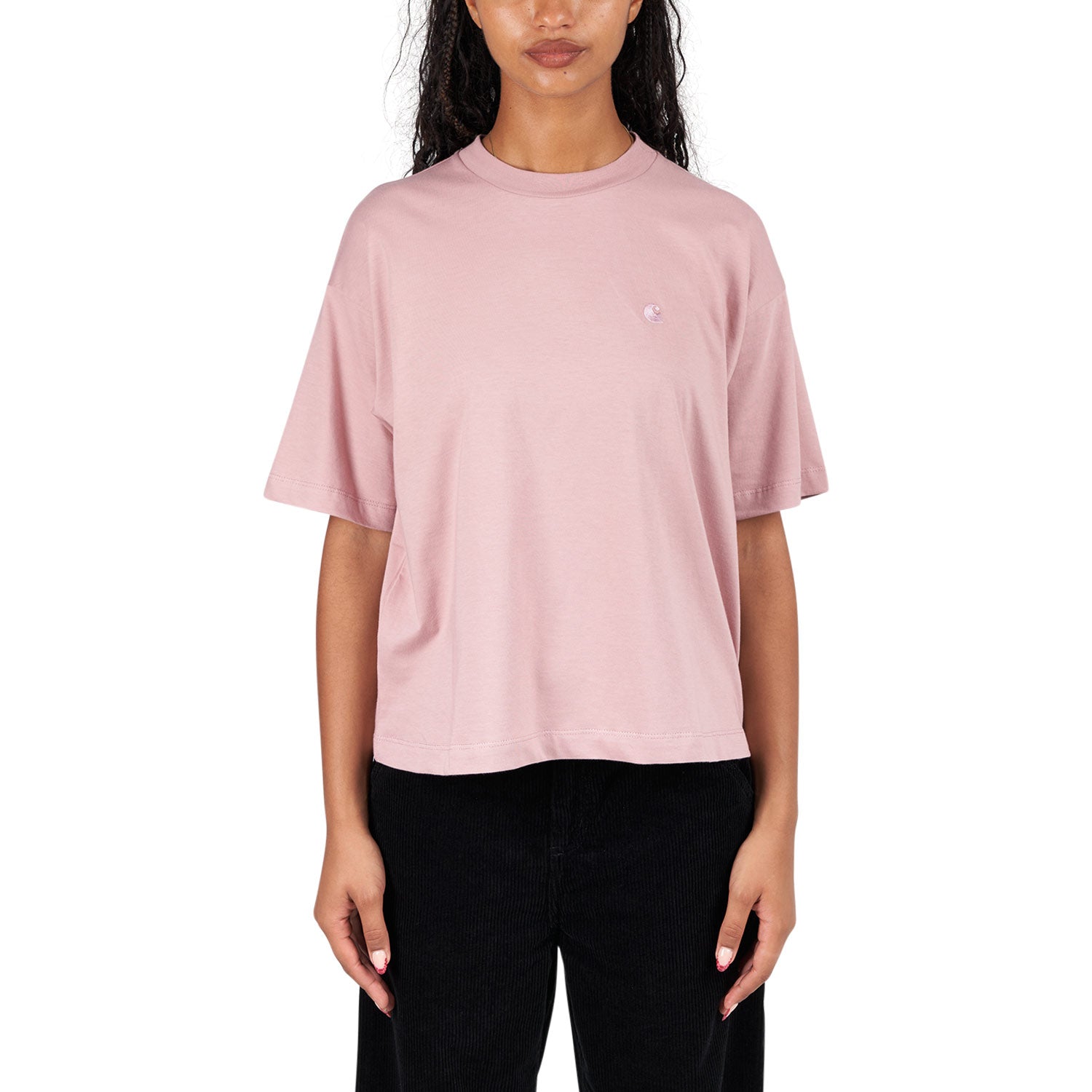 Carhartt WIP W' S/S Chester T-Shirt (Pink) - Allike Store