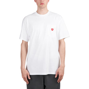 Carhartt WIP S/S Pocket Heart T-Shirt (Weiß)  - Allike Store