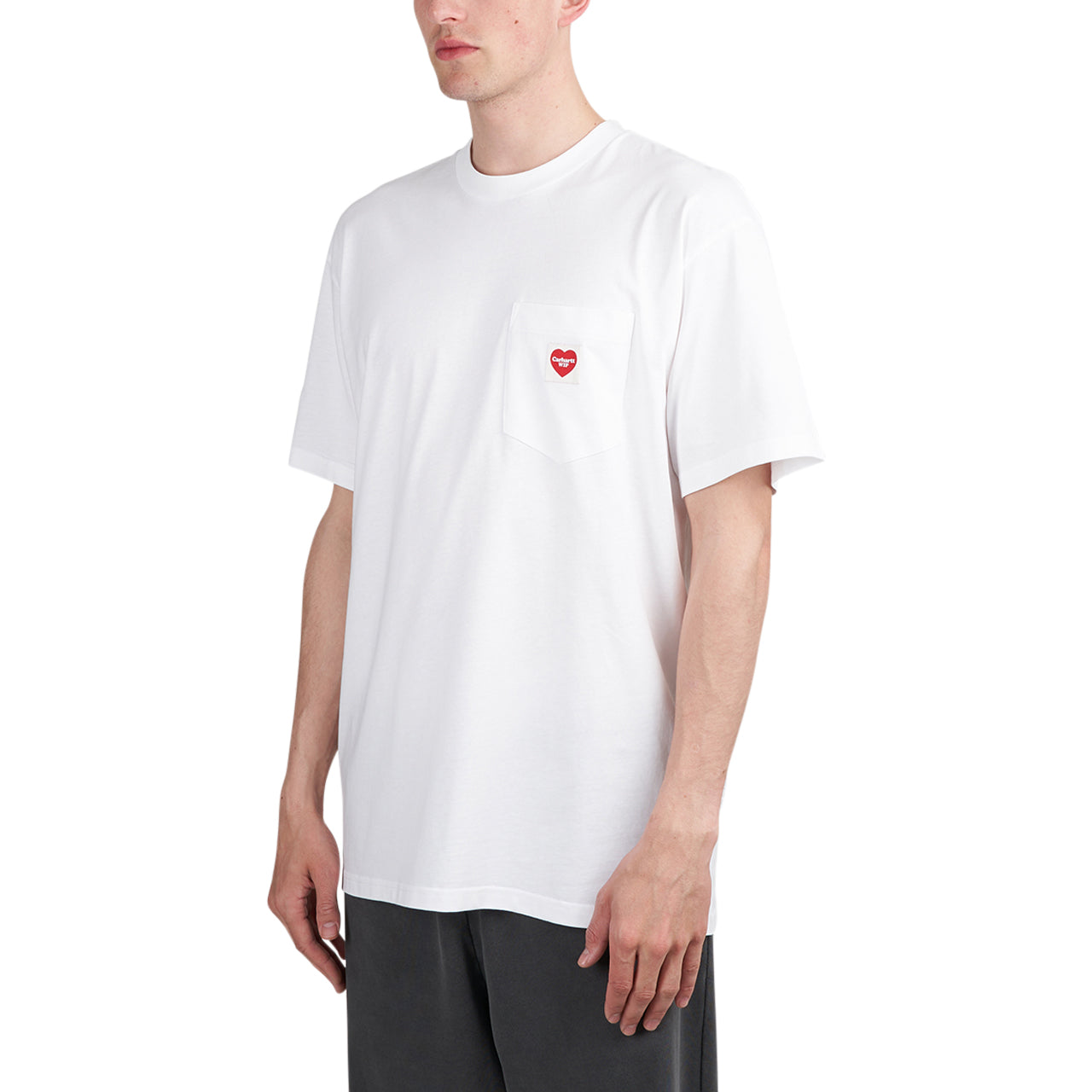 Carhartt WIP S/S Pocket Heart T-Shirt (Weiß)  - Allike Store