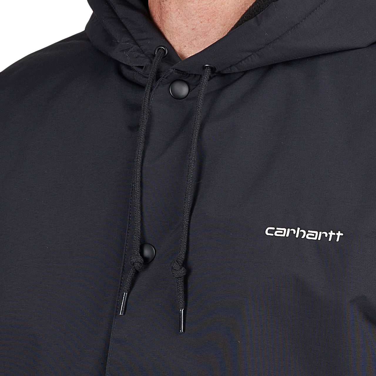 Carhartt WIP Hooded Coach Jacket (Schwarz)  - Allike Store
