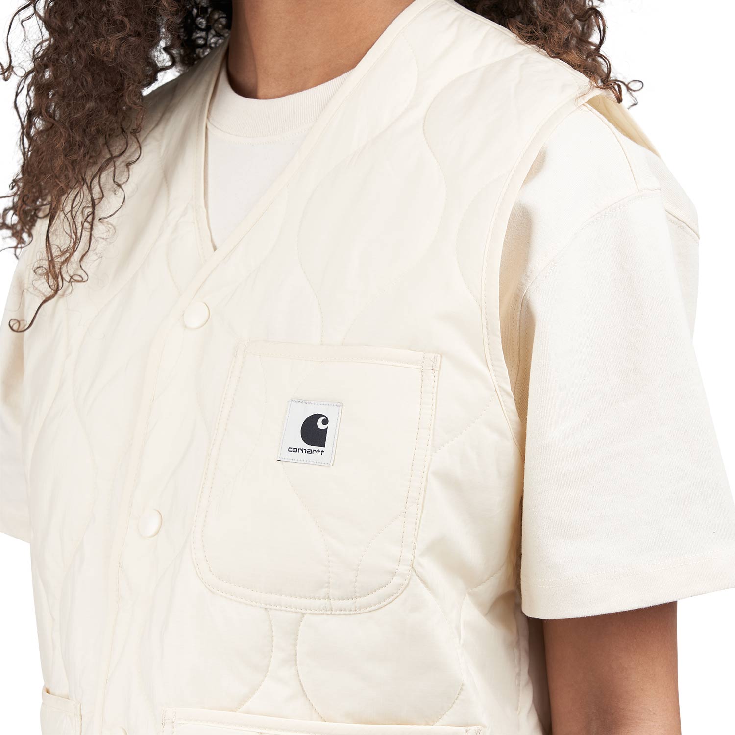 Carhartt WIP W' Skyler Vest (Beige) - Allike Store