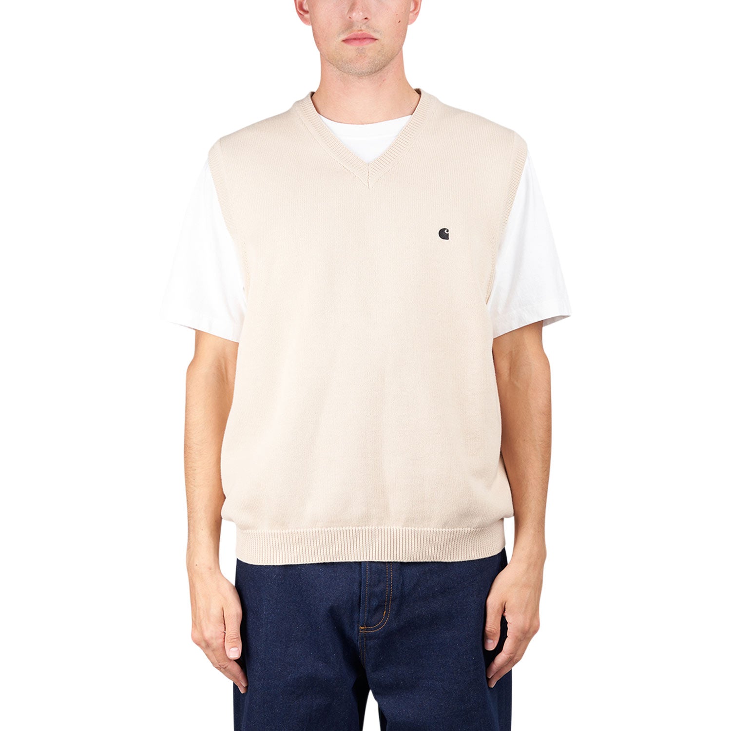 Carhartt WIP Madison Vest Sweater (Beige) - Allike Store