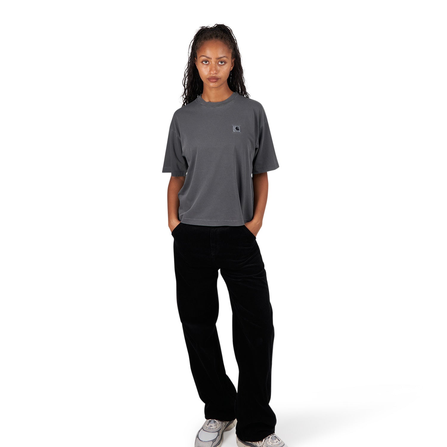 Carhartt WIP W' S/S Nelson T-Shirt (Schwarz) - Allike Store