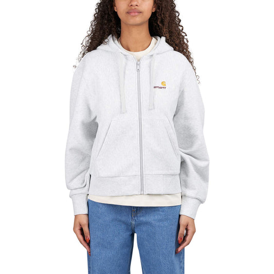 Carhartt WIP W' Hooded American Script Jacket (Gray)