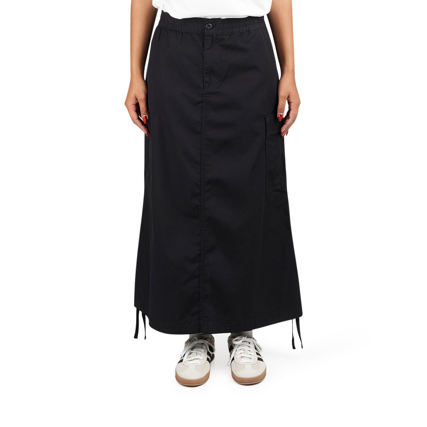 Carhartt WIP W' Cargo Skirt Long (Schwarz)  - Allike Store