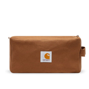 Carhartt WIP Canvas Washbag (Braun)  - Allike Store