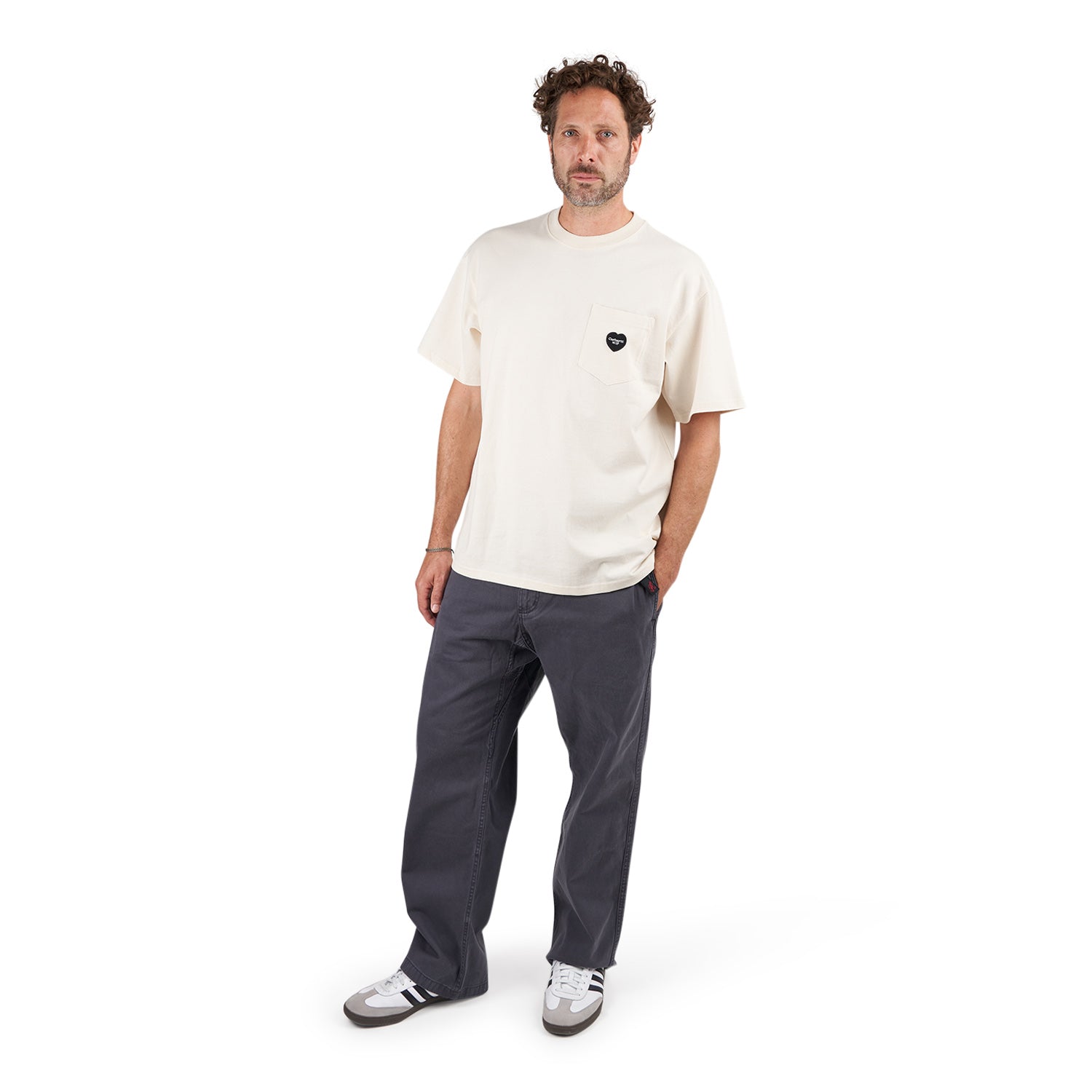 Carhartt WIP S/S Ingo Pocket T-Shirt (Beige) - Allike Store