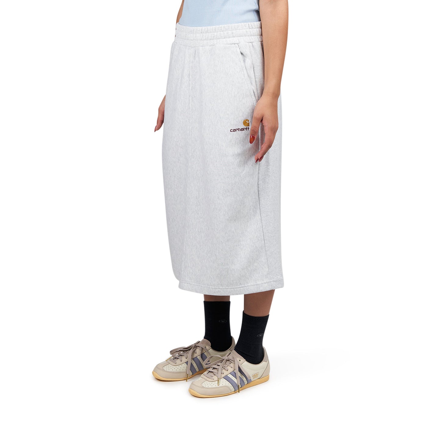 Carhartt WIP W' American Script Sweat Skirt (Grau) - Allike Store