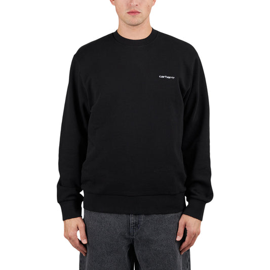 Carhartt Script Embroidery Sweat (Schwarz) - Allike Store